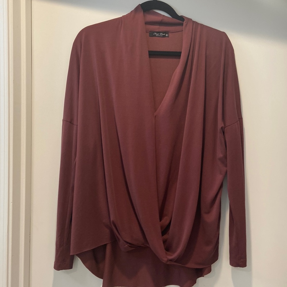 Final Touch faux wrap top